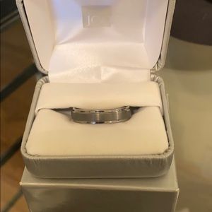 Triton tungsten wedding band